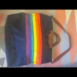Limited Edition Longchamp Le Pliage Rainbow bag
